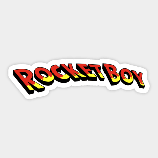 Rocket Boy Sticker